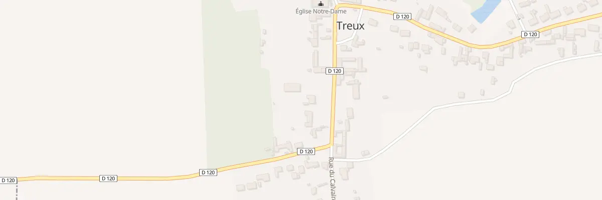 Plan du 6 Rue du Calvaire à Treux