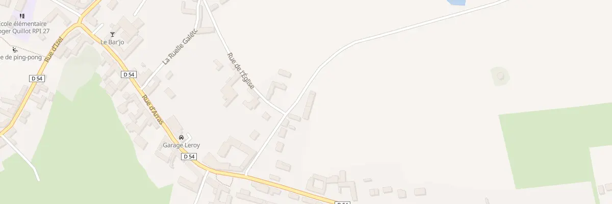 Plan du 9 Rue de l’Eglise à Hermaville