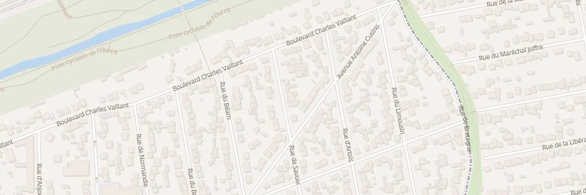 Plan du 13 Rue de Savoie à Tremblay-en-France