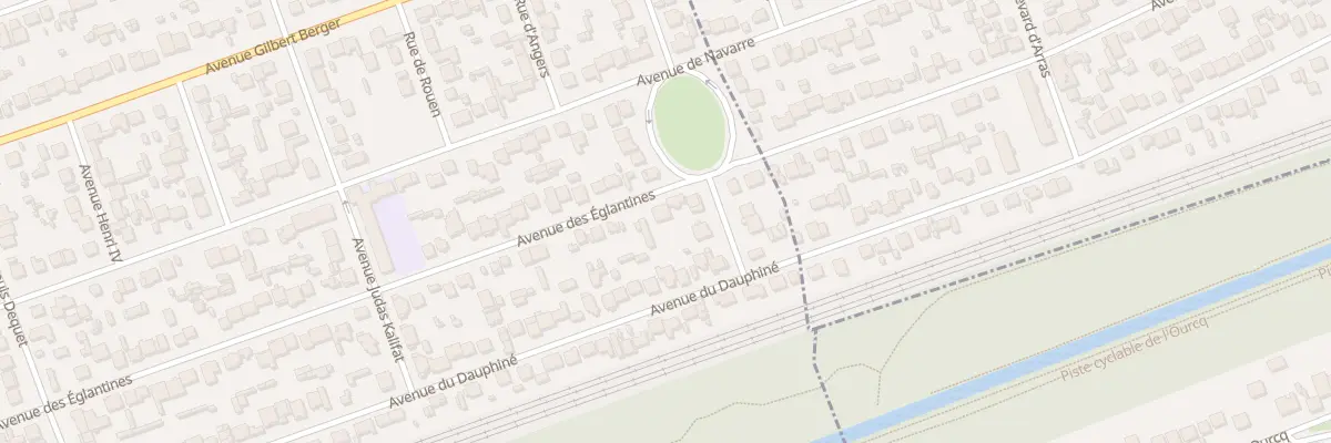 Plan du 99 Av des Eglantines à Tremblay-en-France