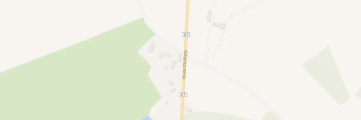 Plan du 43 Rte d’Aubigny à La Chapelotte