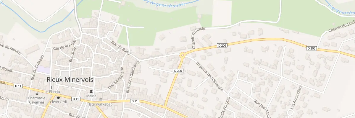Plan du 593 Le Village à Rieux-Minervois