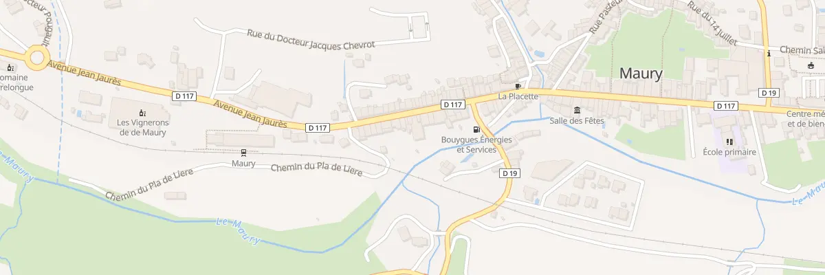 Plan du 119 Av Jean Jaurès à Maury