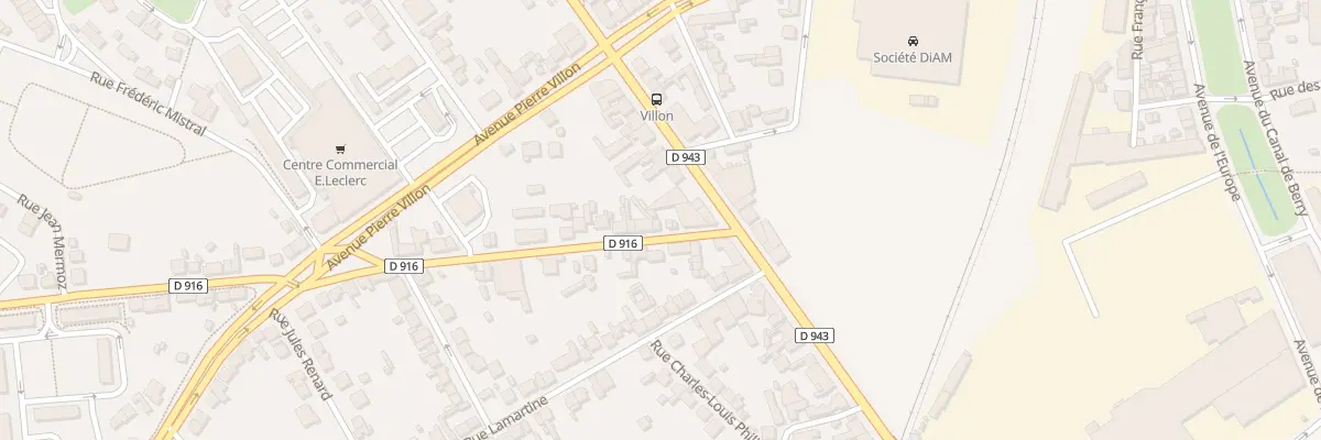 Plan du 8 Rue des Droits de L ’Homme à Montluçon