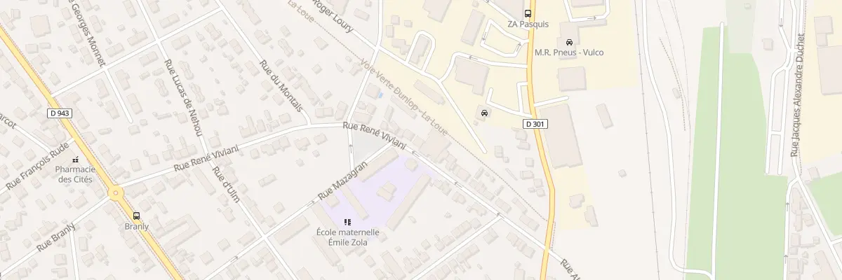 Plan du 30 Rue René Viviani à Montluçon