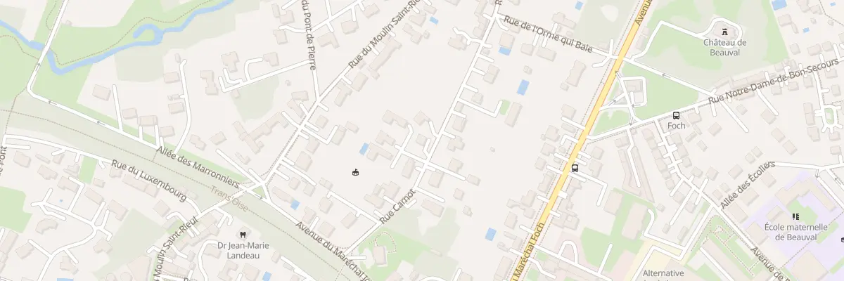 Plan du 15 Rue Carnot à Senlis