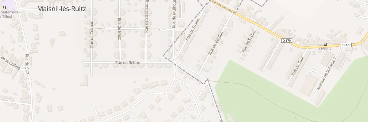 Plan du 23 Rue de Thann à Barlin