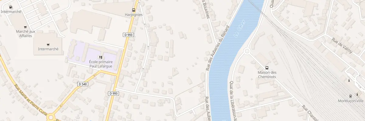 Plan du 7T Rue de Bouvines à Montluçon