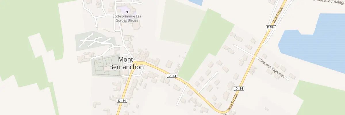 Plan du 583 Rue de la Place à Mont-Bernanchon