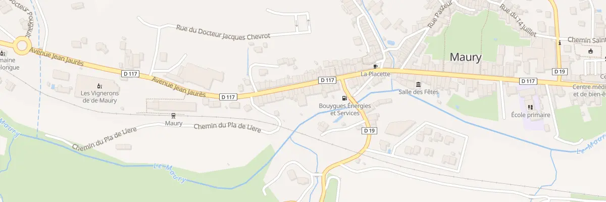 Plan du 115 Av Jean Jaurès à Maury