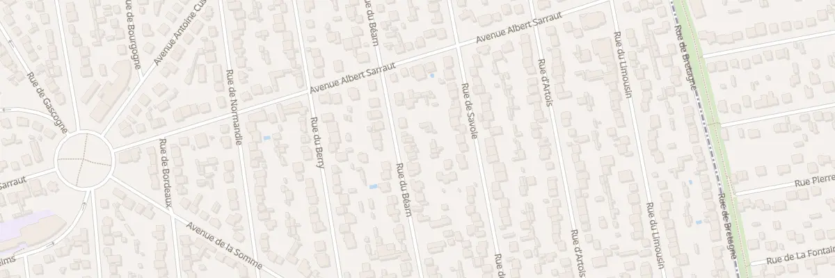 Plan du 93 Rue de Bearn à Tremblay-en-France