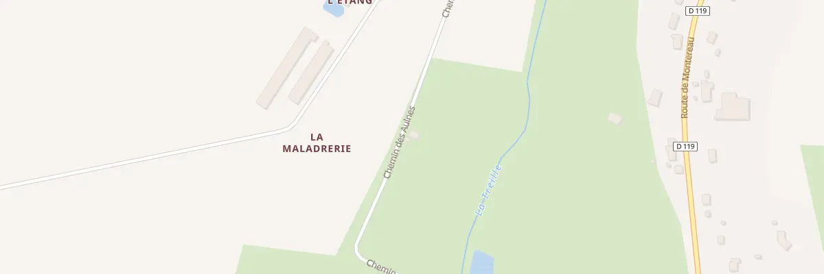 Plan du 5102 Che des Aulnes à La Cour-Marigny