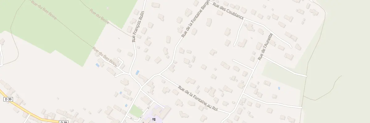 Plan du 6 Rue Fontaine Berger à Boissise-la-Bertrand