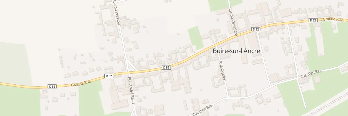 Plan du 56 Gr Grande Rue à Buire-sur-l’Ancre