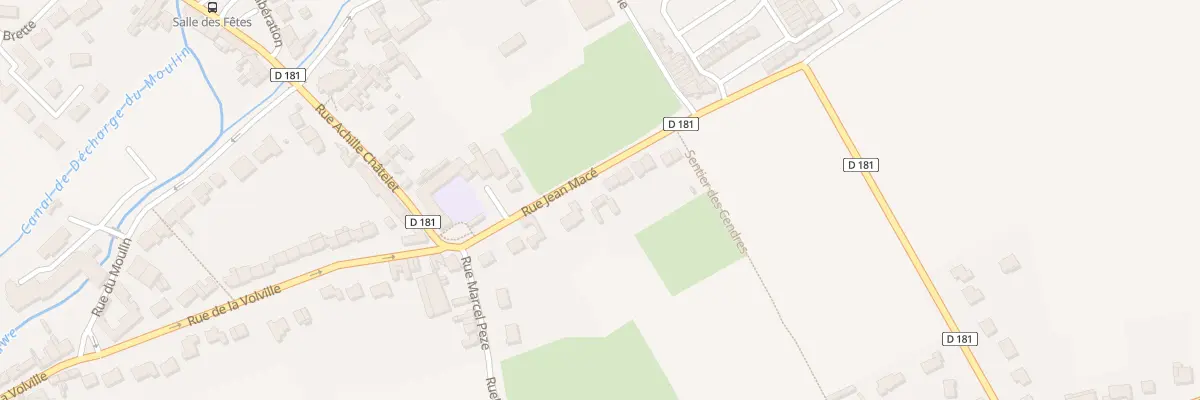 Plan du 12 Rue Jean Macé à Gosnay