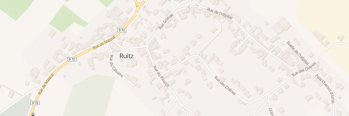 Plan du 3 Rue des Chênes à Ruitz
