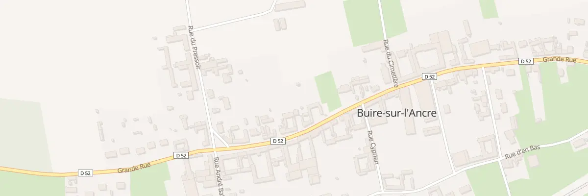 Plan du 54 Gr Grande Rue à Buire-sur-l’Ancre