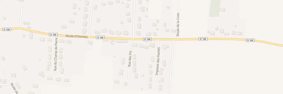 Plan du 28 Rte d’Osmery à Vornay