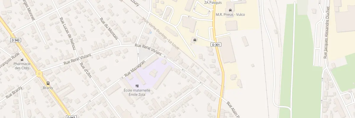 Plan du 26 Rue René Viviani à Montluçon