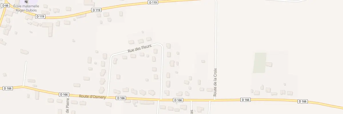 Plan du 25 Rue des Fleurs à Vornay