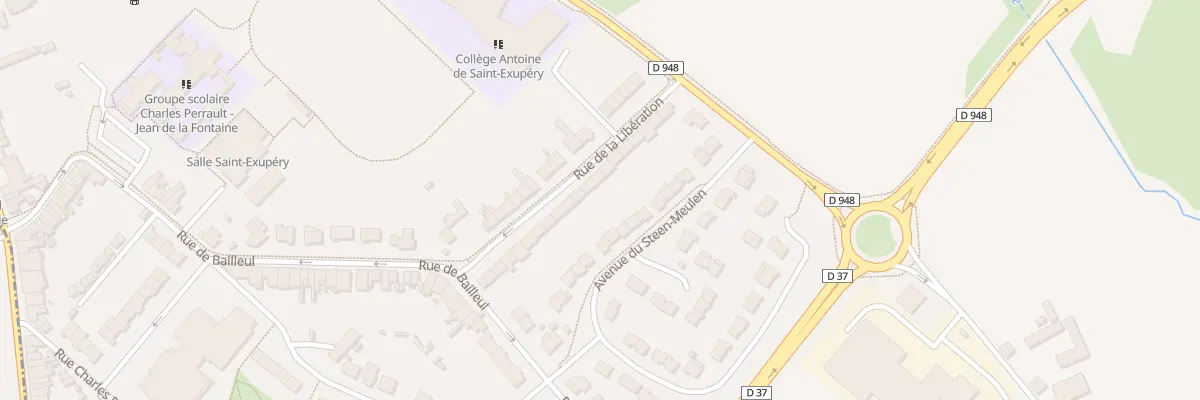 Plan du 24 Rue de la Liberation à Steenvoorde