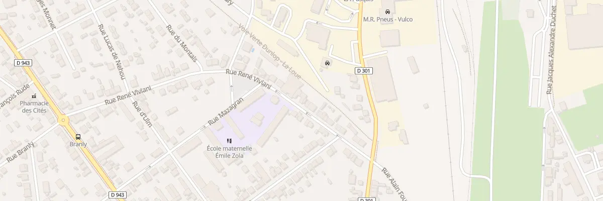 Plan du 24 Rue René Viviani à Montluçon