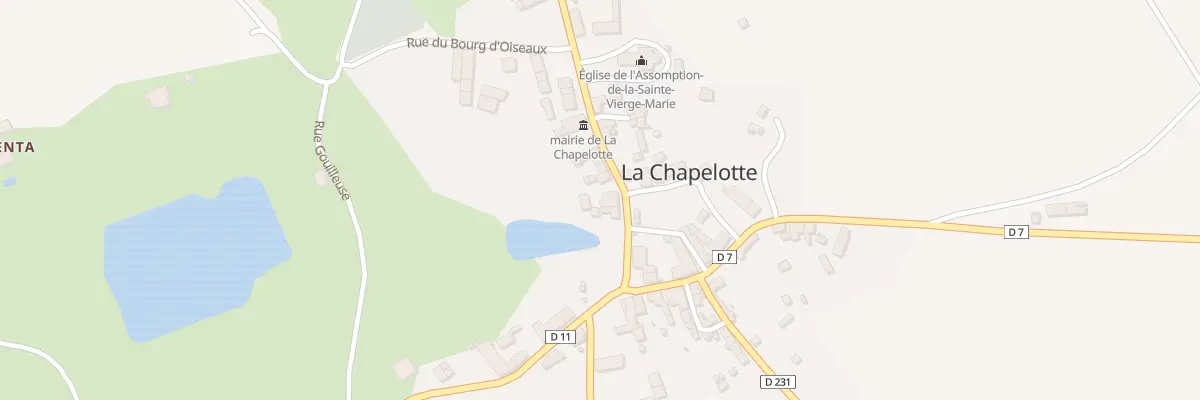 Plan du 3 Rte d’Aubigny à La Chapelotte