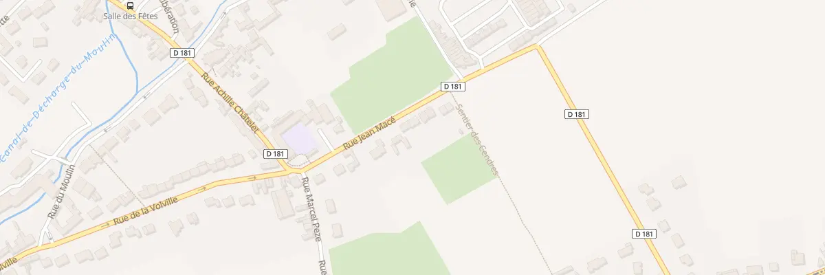 Plan du 14 Rue Jean Macé à Gosnay