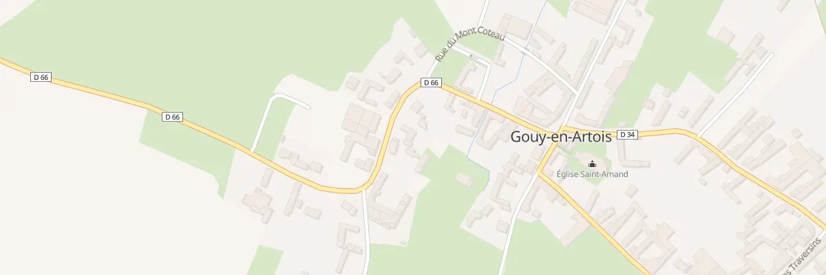 Plan du 13 Rue de Fosseux à Gouy-en-Artois