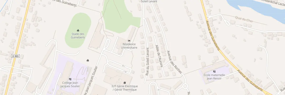 Plan du 20 Rue du Soleil Levant à Montluçon
