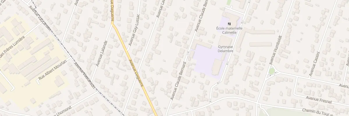 Plan du 23 Av Claude Bernard à Chelles