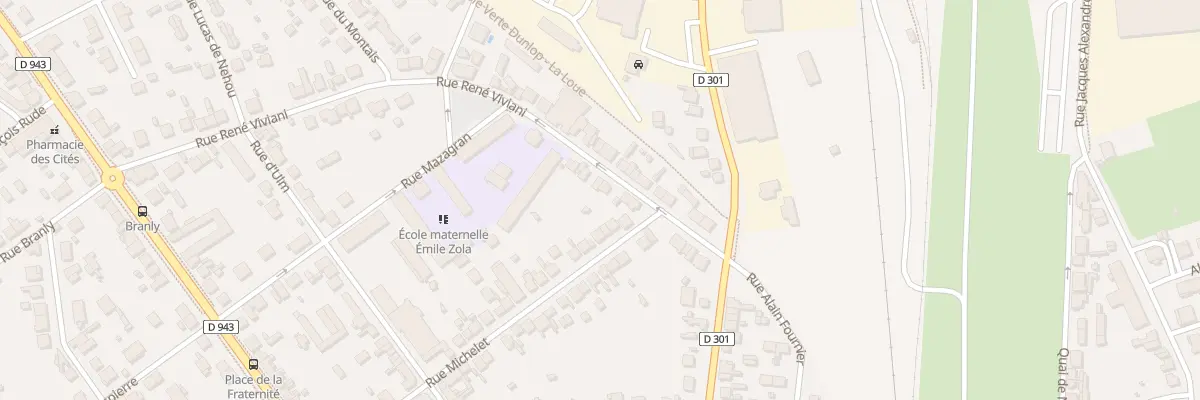 Plan du 11 Rue René Viviani à Montluçon