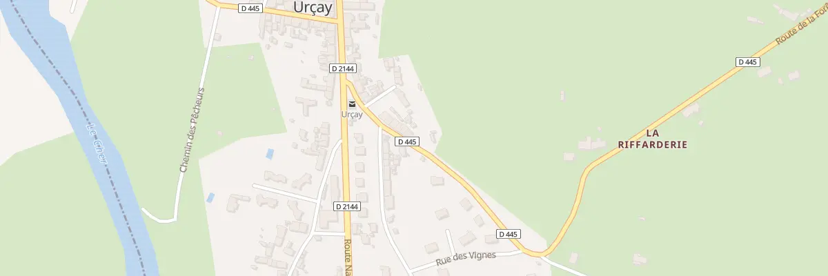 Plan du 19 Rte de la Foret à Urçay