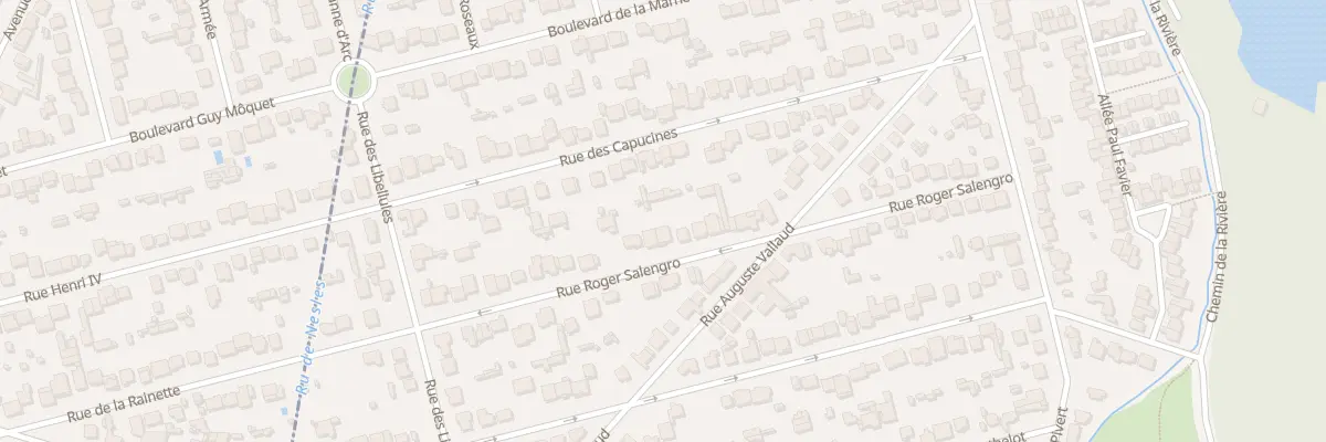Plan du 28 Rue Roger Salengro à Champs-sur-Marne
