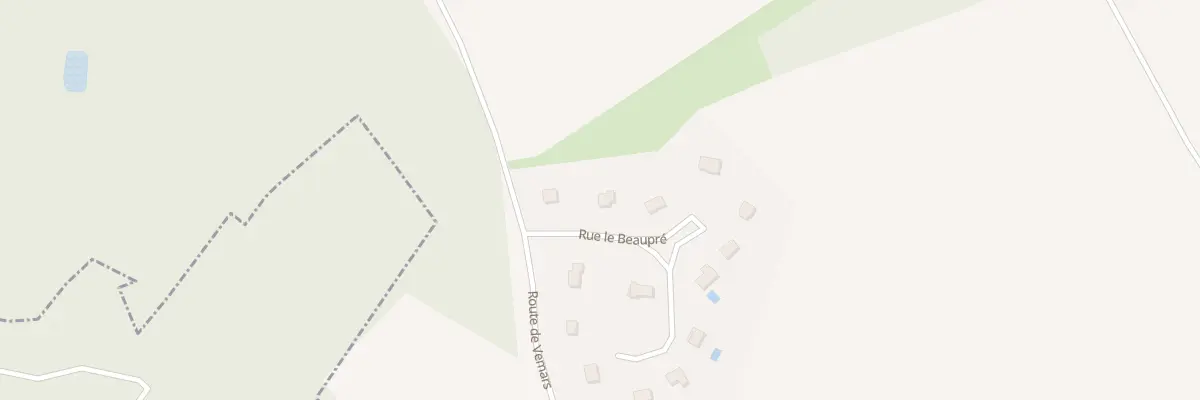 Plan du 2 Rue Le Beaupre à Plailly