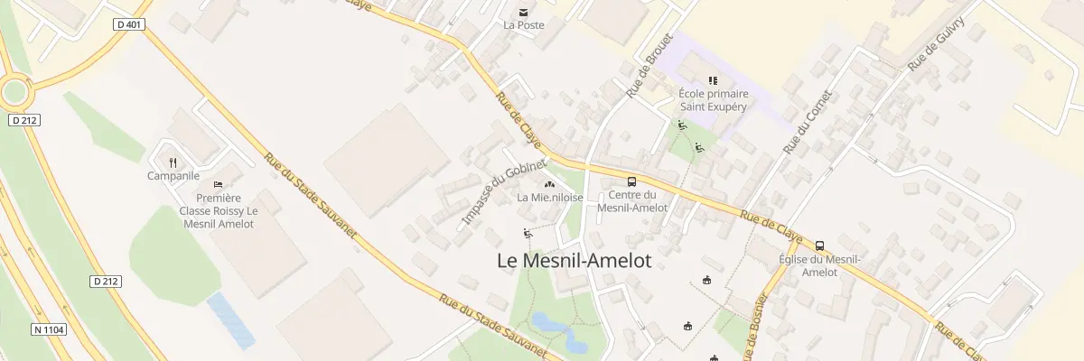 Plan du 40 Rue de Claye au Mesnil-Amelot