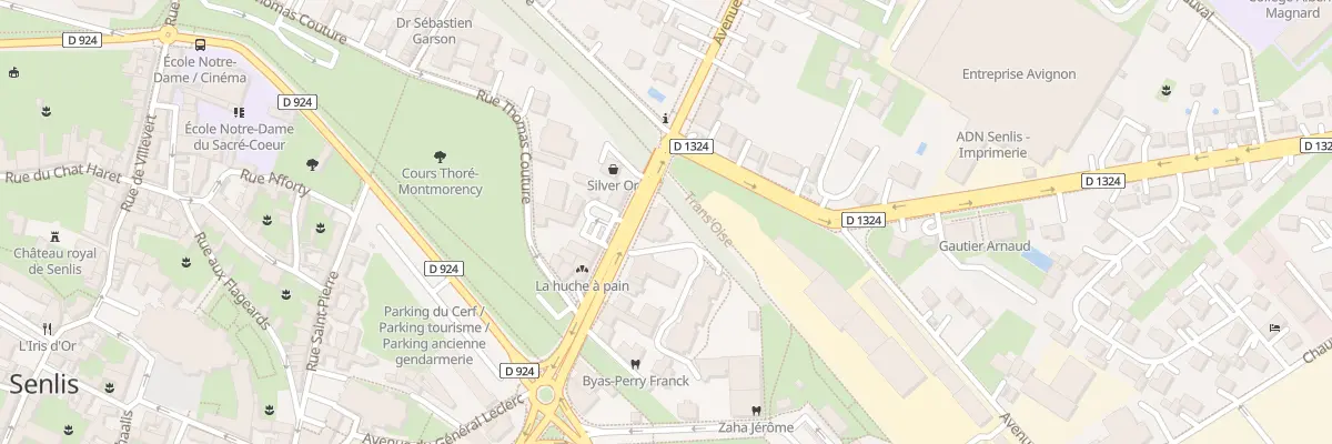 Plan du 18 Av du Mal Foch à Senlis