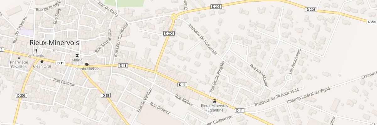Plan du 4 Pl de l’Olivette à Rieux-Minervois