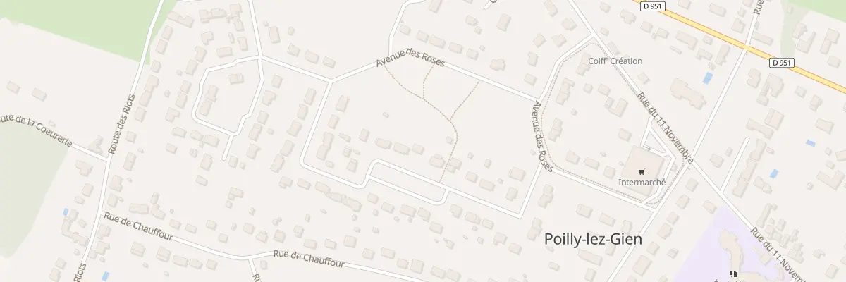 Plan du 14 Rue des Primevères à Poilly-lez-Gien