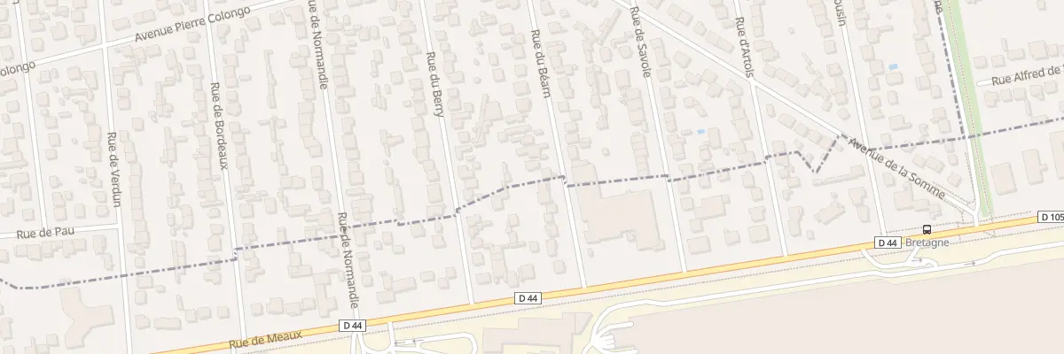 Plan du 160 Rue de Bearn à Tremblay-en-France