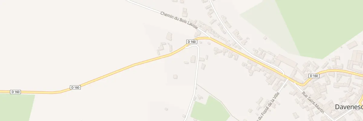 Plan du 5044 Rue de la Maladrie à Davenescourt
