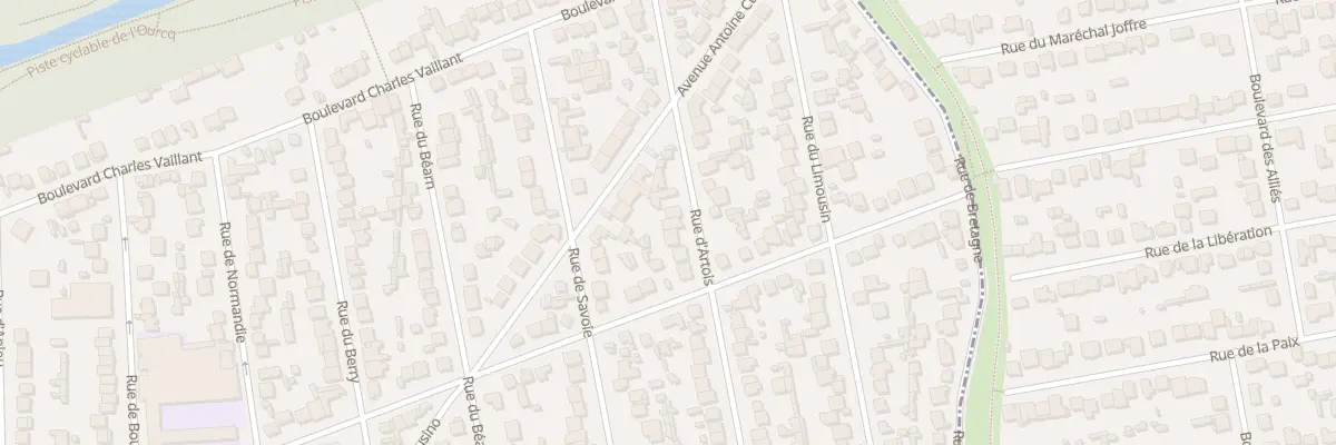 Plan du 20B Rue d’Artois à Tremblay-en-France