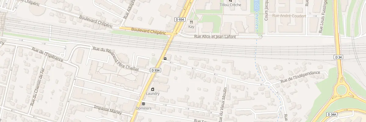 Plan du 5 Rue de la Belle Ile à Chelles