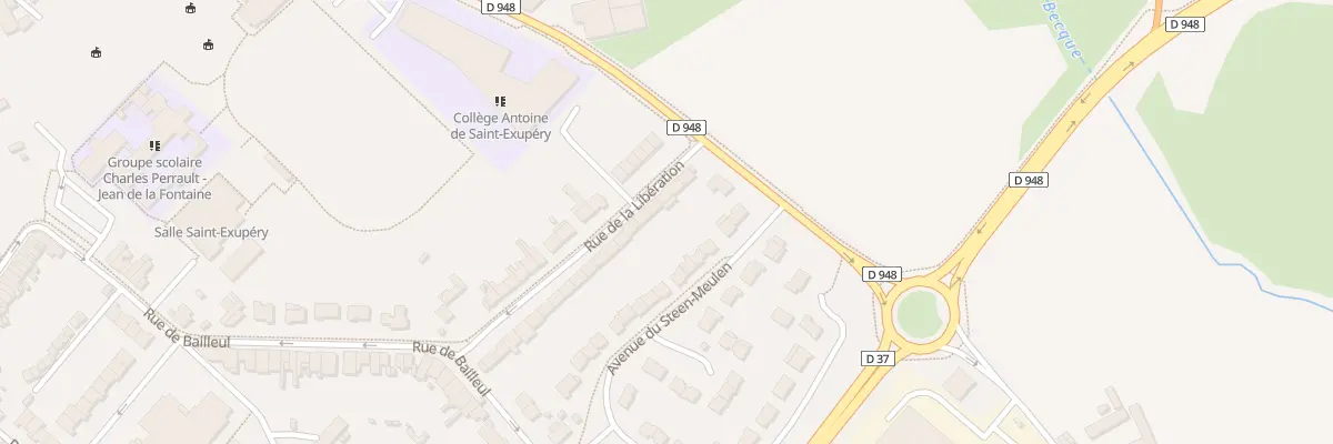 Plan du 34 Rue de la Liberation à Steenvoorde