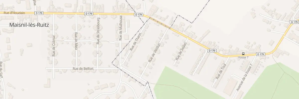 Plan du 12 Rue de Verdun à Barlin