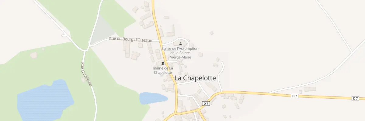 Plan du 1 Imp de la Poste à La Chapelotte