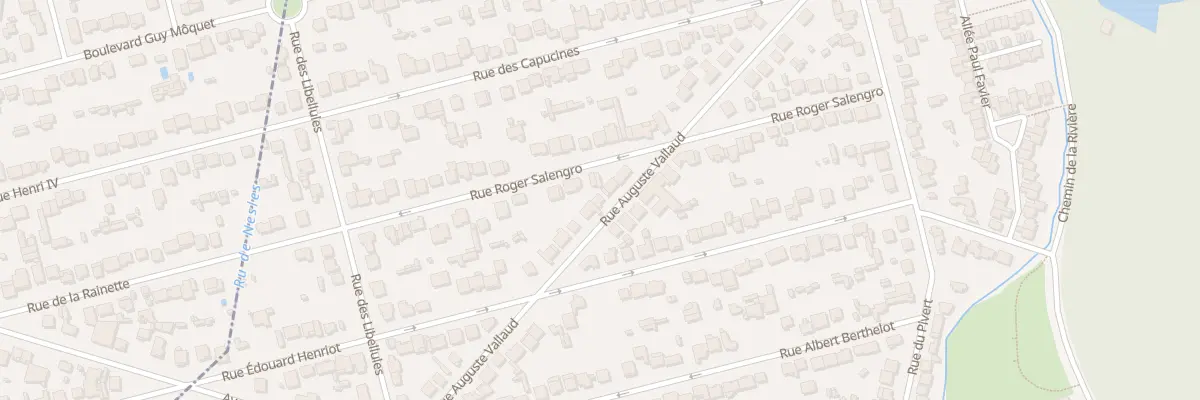 Plan du 22 Rue Auguste Vallaud à Champs-sur-Marne