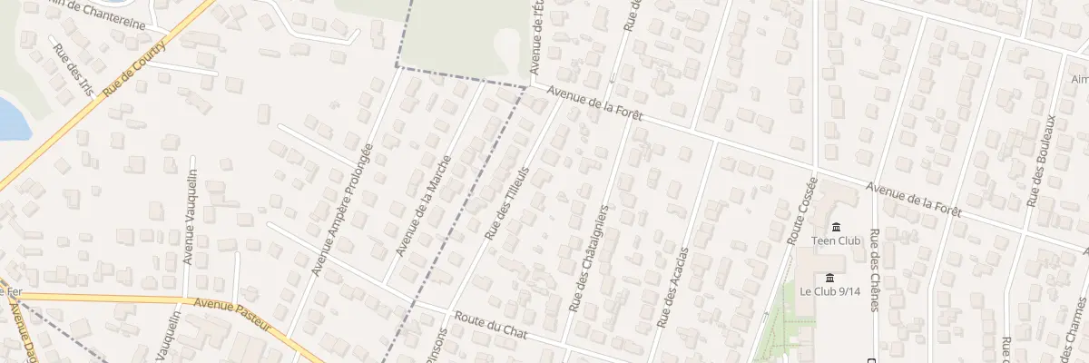 Plan du 22 Rue des Tilleuls à Courtry
