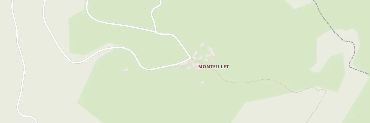 Plan du 5196 Monteillet à Coupiac