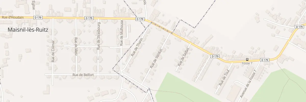 Plan du 10 Rue de Verdun à Barlin